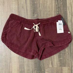 NWT Rip Curl Plum Shorts